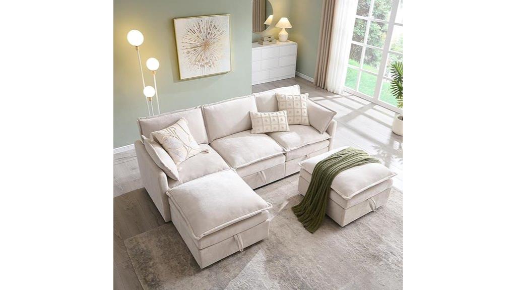 cloud couch with storage
