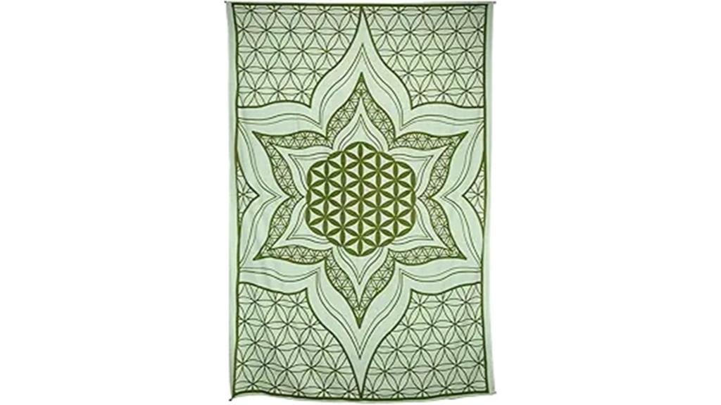 colorful flower of life
