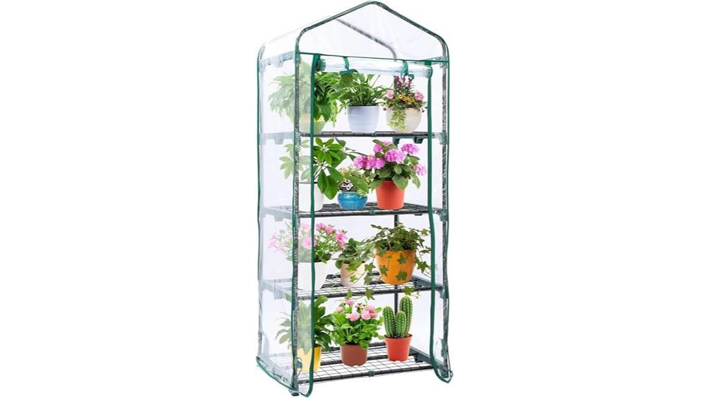 compact indoor outdoor greenhouse