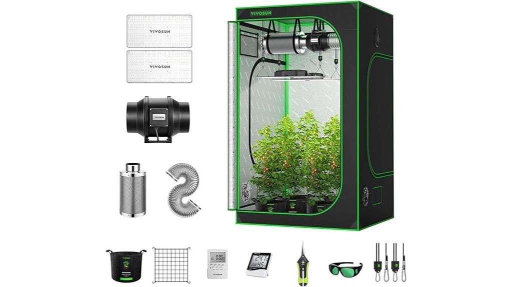 complete 4x4 grow tent