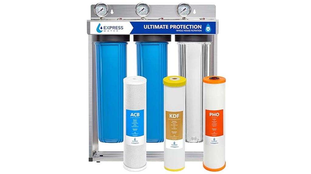 complete home water filtration