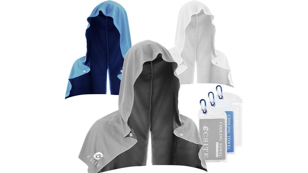 cooling hoodie towel pack
