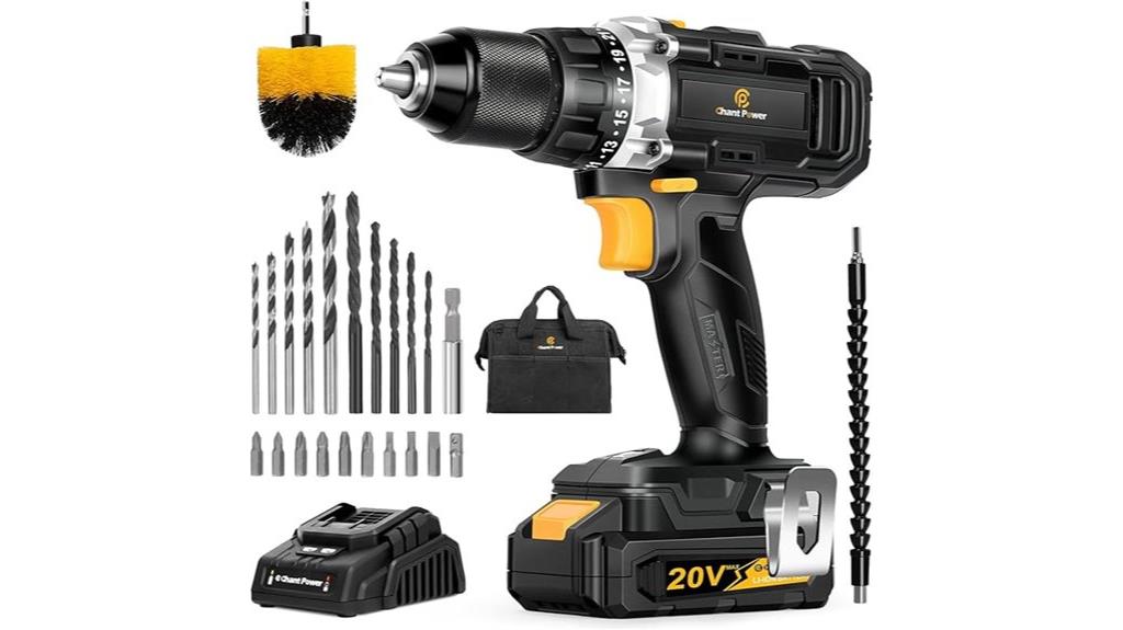 cordless 20v lithium drill