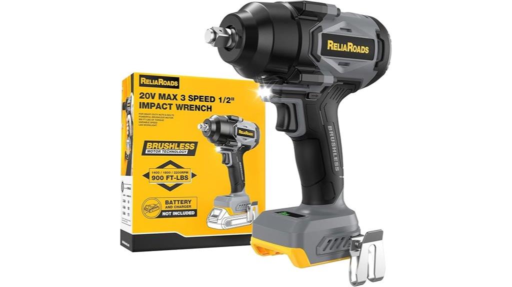 cordless 900 ft lbs impact
