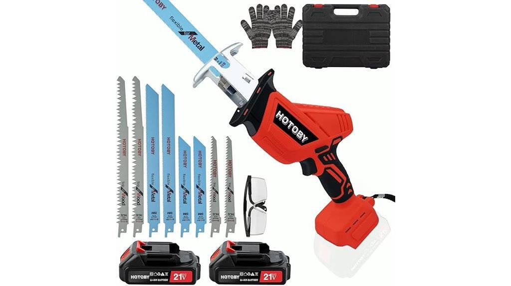 cordless saw with batteries