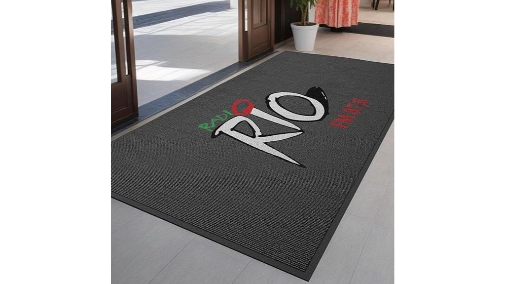 custom logo indoor doormat