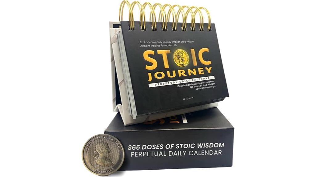daily stoic inspirational calendar