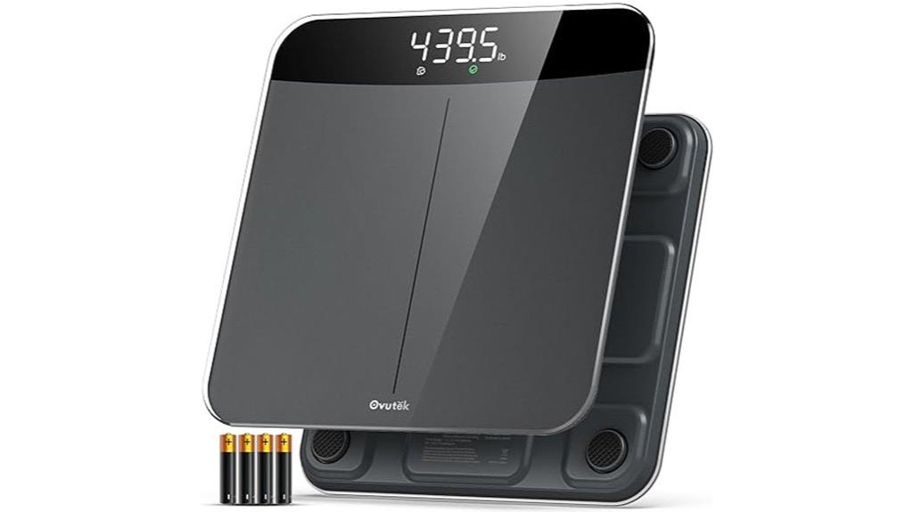 digital bathroom scale display
