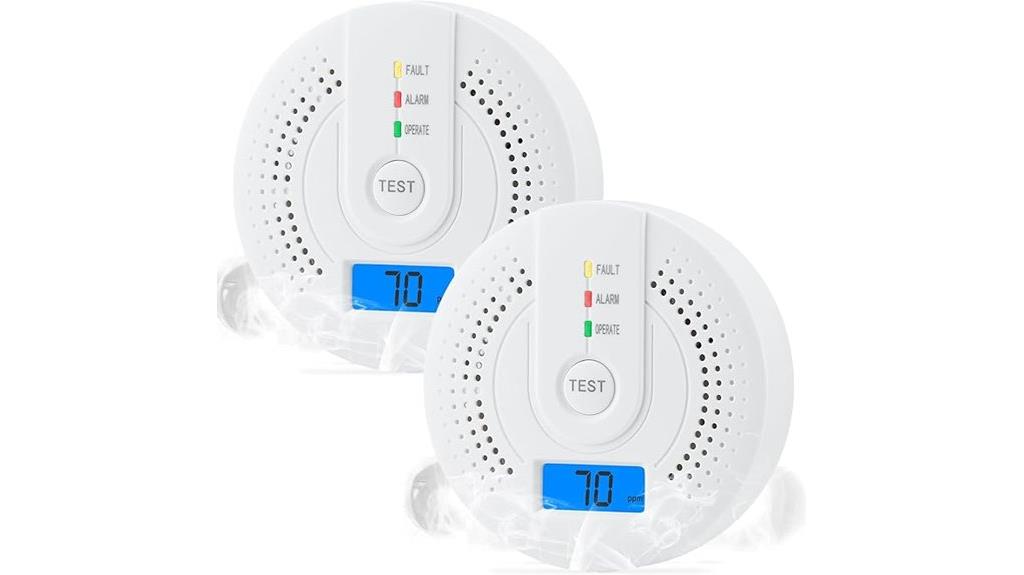 digital carbon monoxide alarm