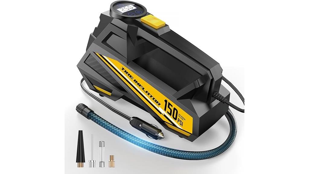digital led tire inflator