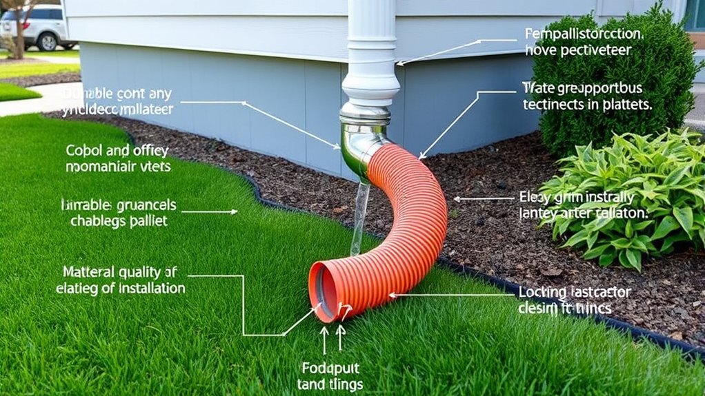 downspout fitting and durability