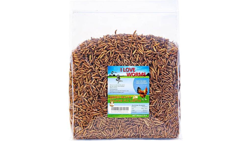 dried black soldier fly