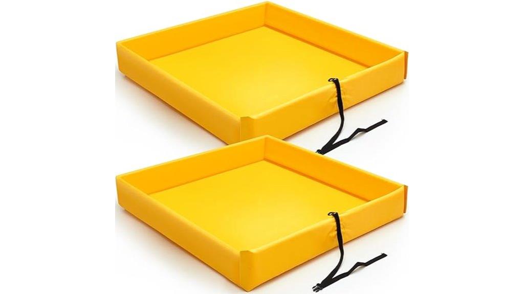 dual folding duck pond berm