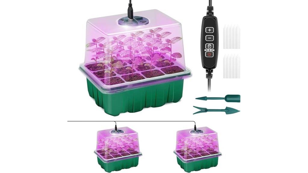 dual seedling grow lights