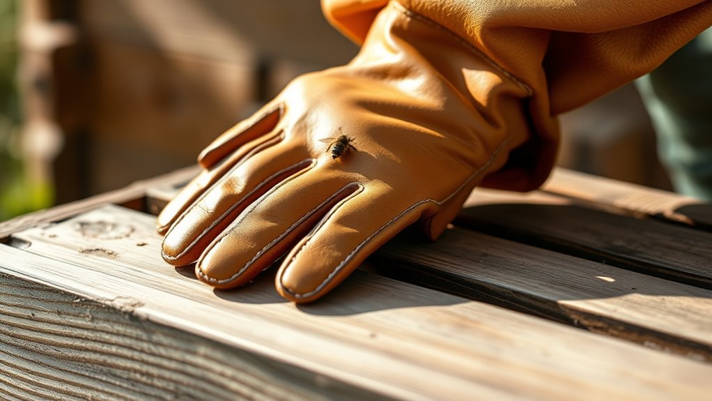 durable comfortable beekeeping gloves