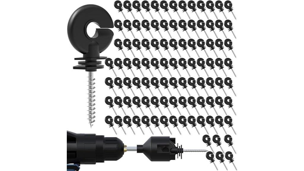 electric fence insulator set