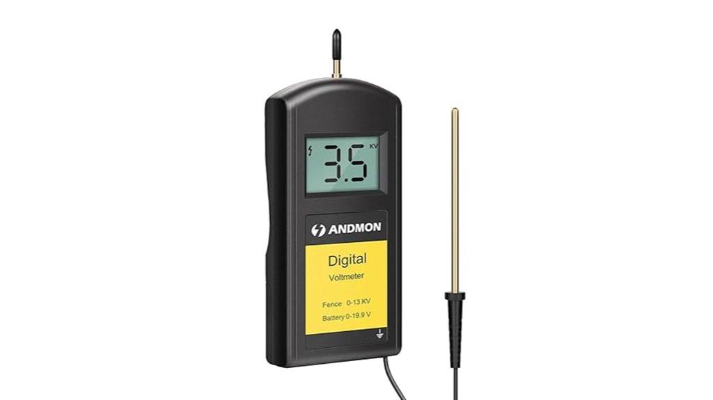 electric fence tester lcd