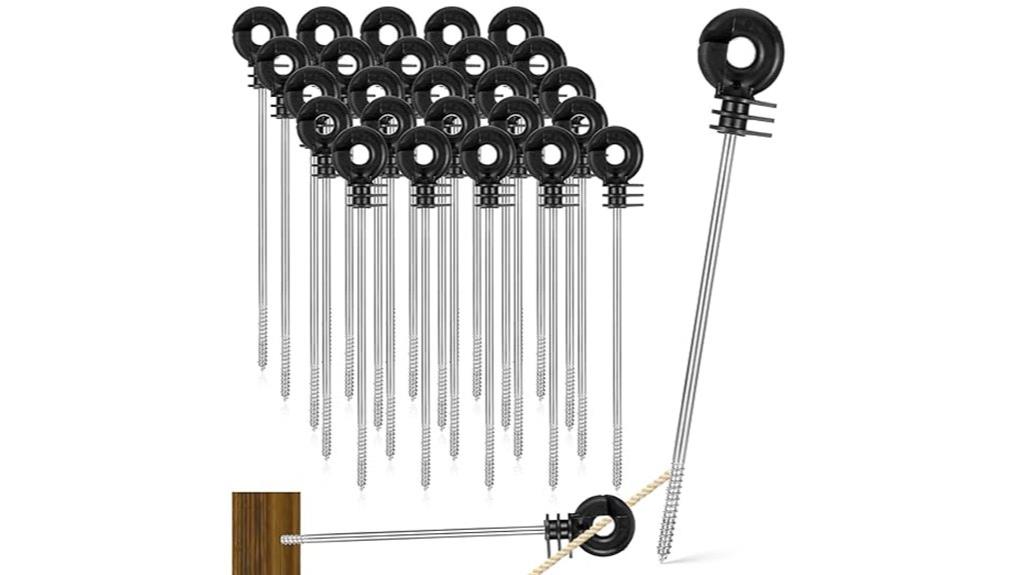 electric fence wire insulators