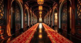 elegant palace hallway runners