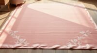 elegant pink silk rugs
