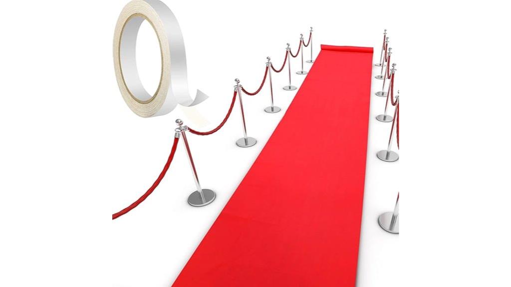 elegant red carpet runner