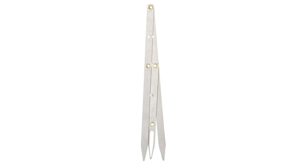 eyebrow measurement calipers