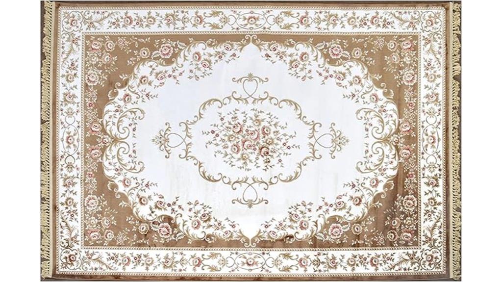 faux silk aubusson rug