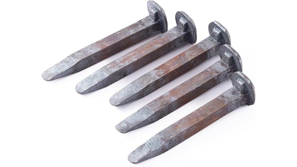 five pack railroad spikes