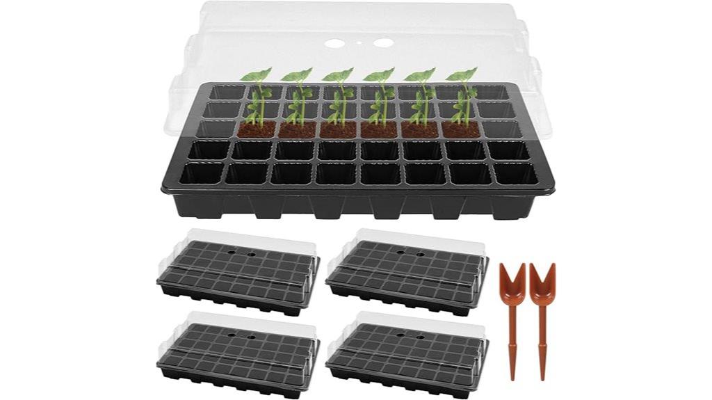 five pack seedling trays
