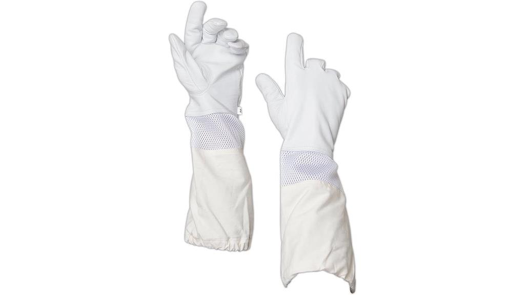 forest beekeeping leather gloves