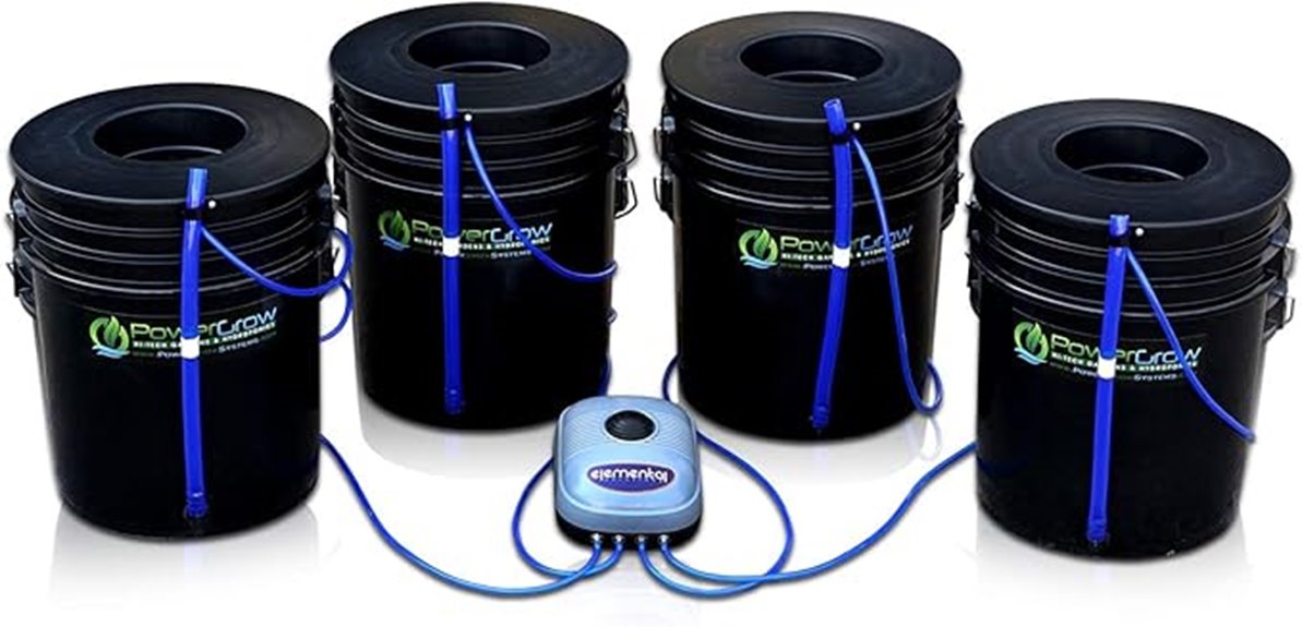 four 5 gallon bubbler kits
