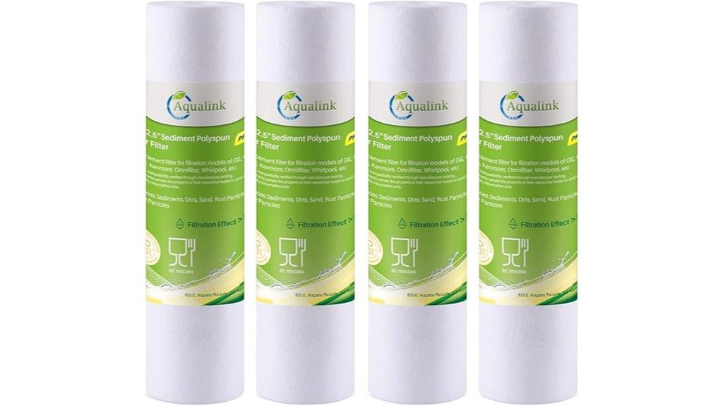 four pack sediment filters