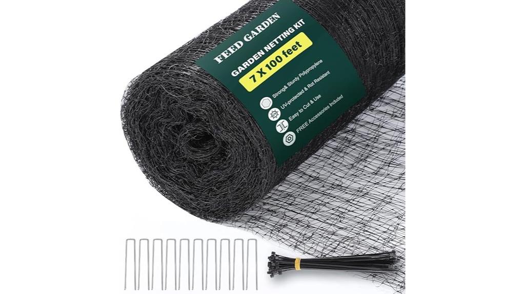 garden deer netting protection