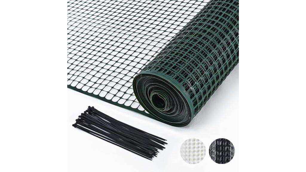 garden mesh with ties