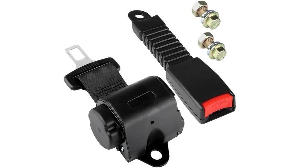 golf cart seatbelt retractors