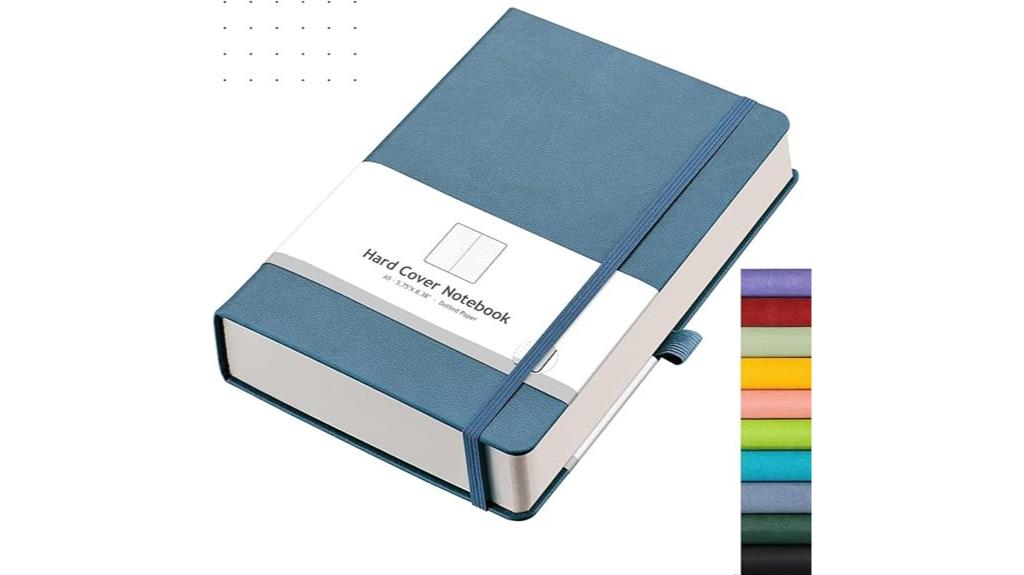 gray blue bullet journal