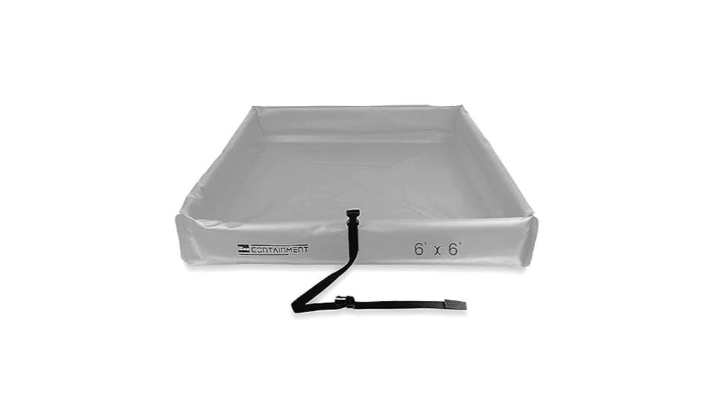 grey pvc spill berm