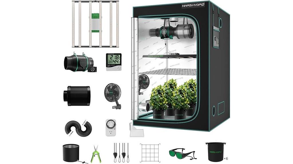grow tent with led