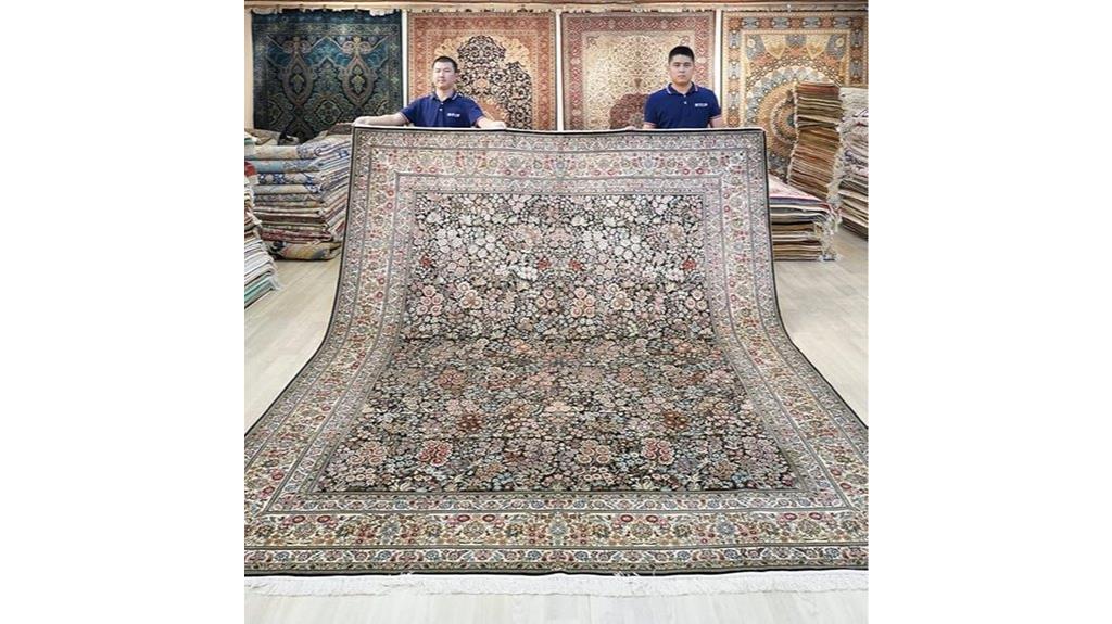 handmade silk carpet 8x10ft