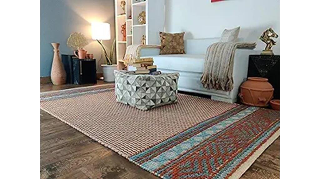 handmade terra wool rug