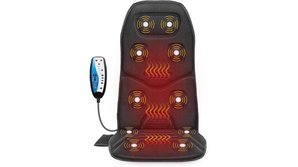 heated back seat massager