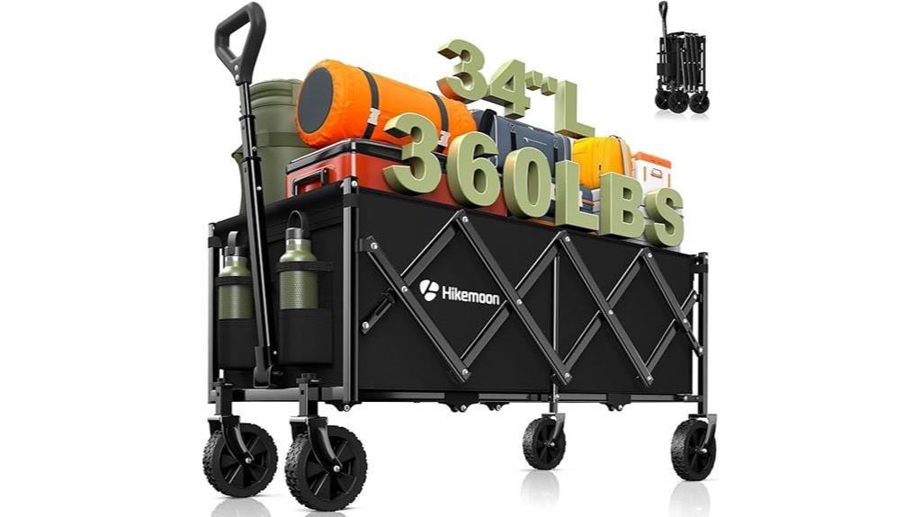 heavy duty collapsible beach wagon