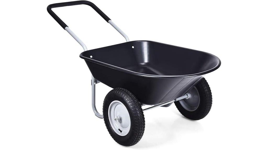 heavy duty dual wheel cart