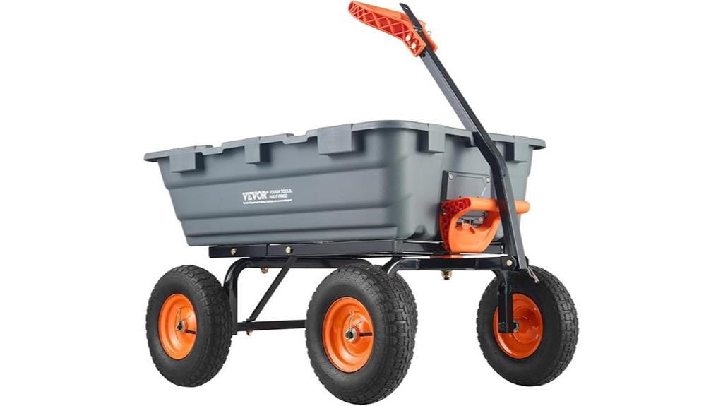 heavy duty garden dump cart