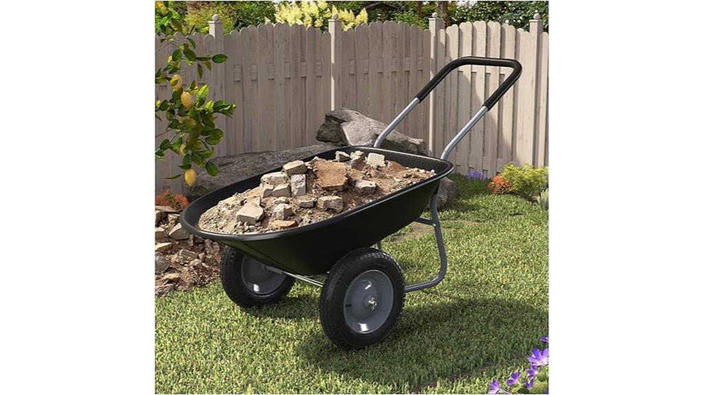 heavy duty garden wheelbarrow