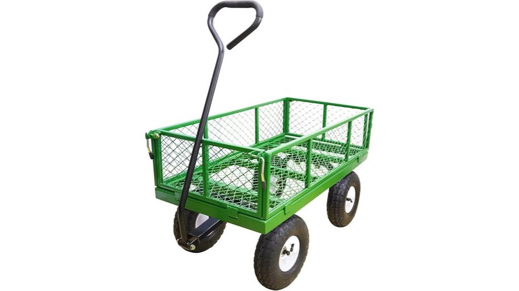 heavy duty metal garden cart