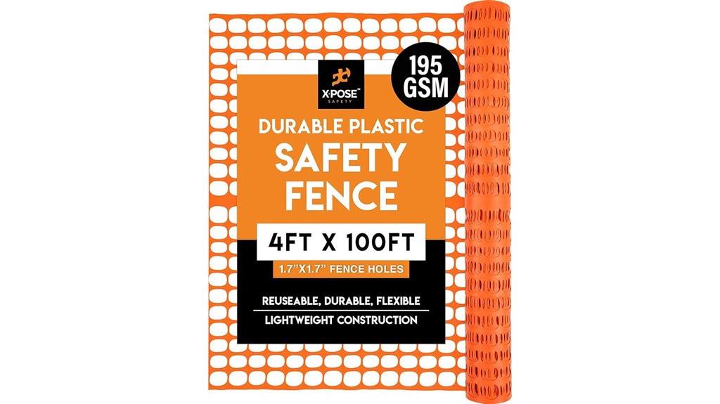 heavy duty plastic fence