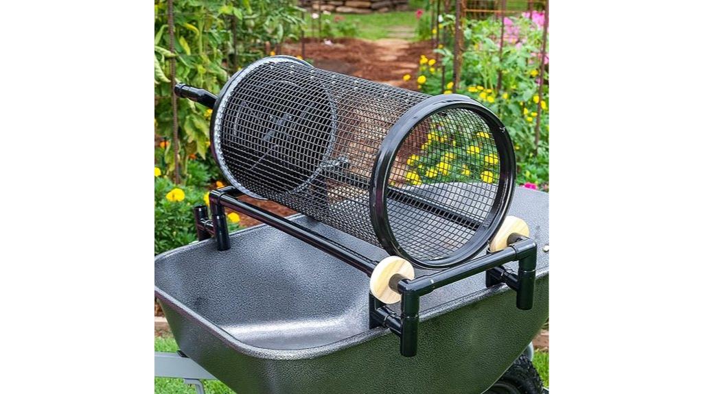 heavy duty rolling garden sifter