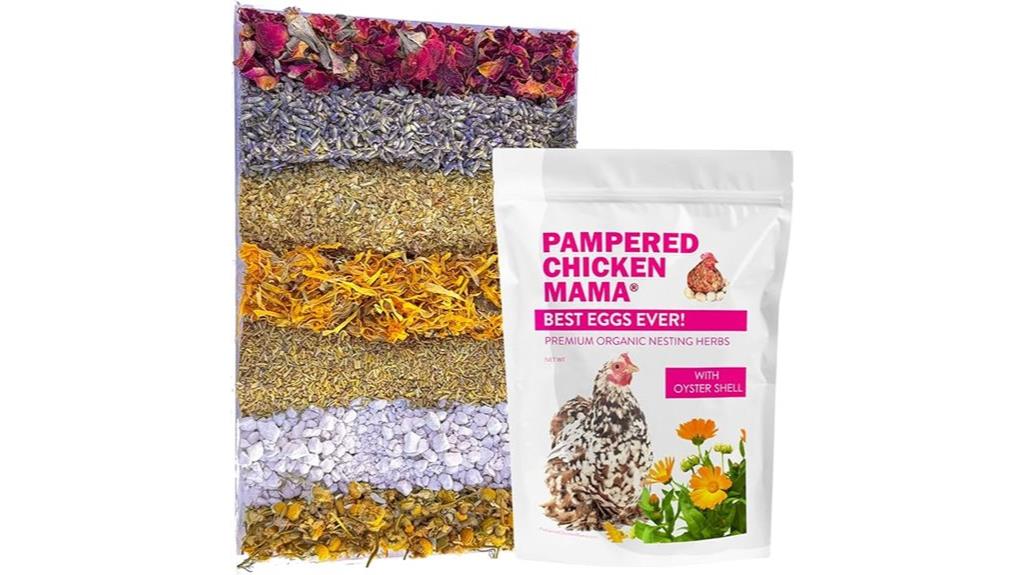 herbal nesting comfort for chickens