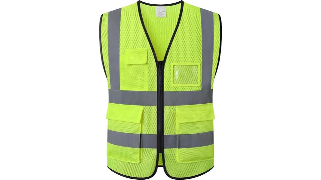 high visibility safety vest